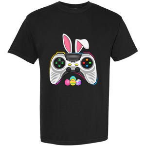 Video Game Bunny Eggs Costume Easter Day Gaming Garment-Dyed Heavyweight T-Shirt