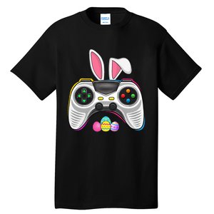 Video Game Bunny Eggs Costume Easter Day Gaming Tall T-Shirt