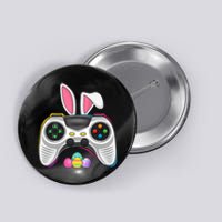 Video Game Bunny Eggs Costume Easter Day Gaming Button