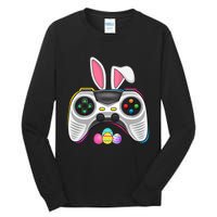 Video Game Bunny Eggs Costume Easter Day Gaming Tall Long Sleeve T-Shirt