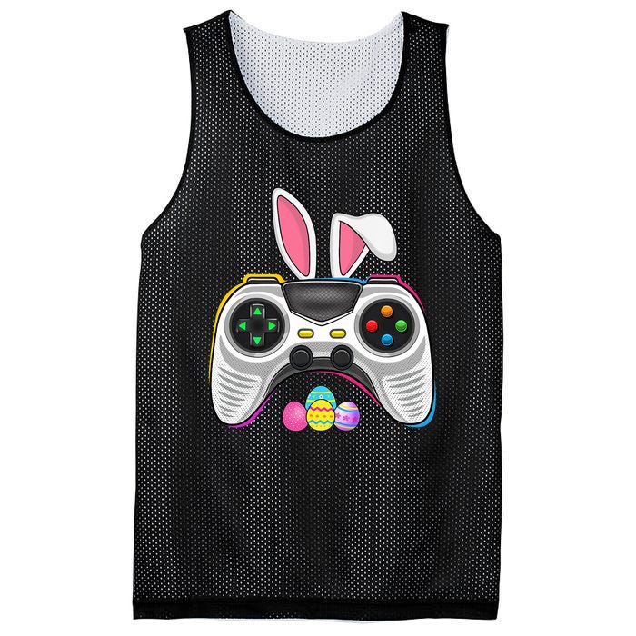 Video Game Bunny Eggs Costume Easter Day Gaming Mesh Reversible Basketball Jersey Tank