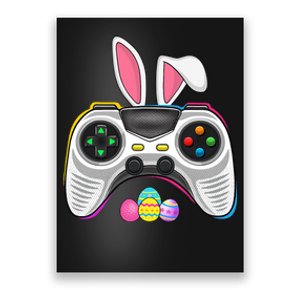 Video Game Bunny Eggs Costume Easter Day Gaming Poster