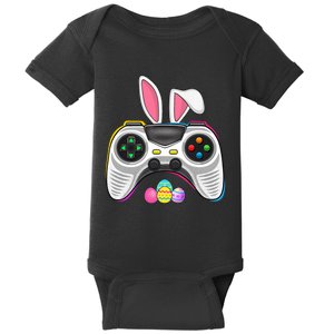 Video Game Bunny Eggs Costume Easter Day Gaming Baby Bodysuit