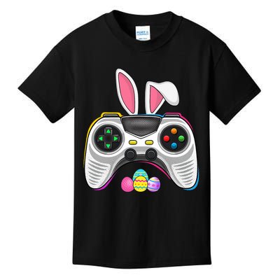 Video Game Bunny Eggs Costume Easter Day Gaming Kids T-Shirt