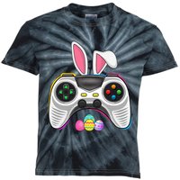 Video Game Bunny Eggs Costume Easter Day Gaming Kids Tie-Dye T-Shirt