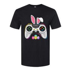 Video Game Bunny Eggs Costume Easter Day Gaming Softstyle CVC T-Shirt