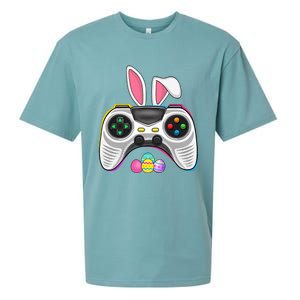 Video Game Bunny Eggs Costume Easter Day Gaming Sueded Cloud Jersey T-Shirt