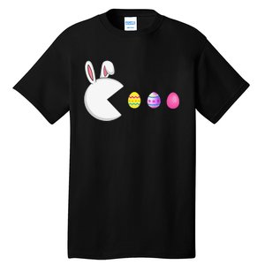 Video Game Bunny Eggs Easter Gamer Tall T-Shirt