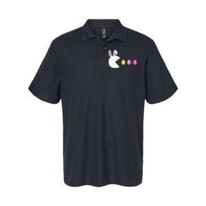 Video Game Bunny Eggs Easter Gamer Softstyle Adult Sport Polo