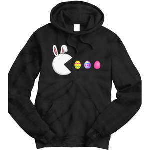 Video Game Bunny Eggs Easter Gamer Tie Dye Hoodie