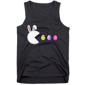 Video Game Bunny Eggs Easter Gamer Tank Top