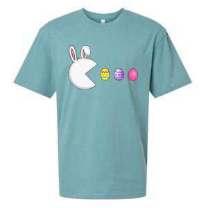 Video Game Bunny Eggs Easter Gamer Sueded Cloud Jersey T-Shirt