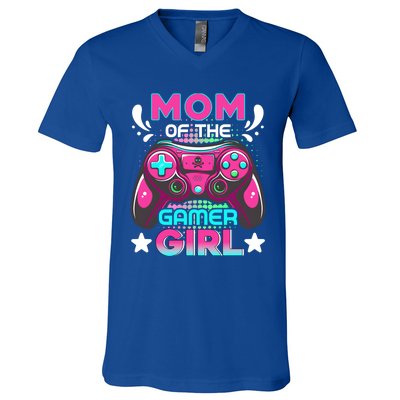 Video Game Birthday Party Gift Mom Of The Gamer Gift V-Neck T-Shirt