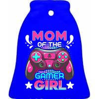 Video Game Birthday Party Gift Mom Of The Gamer Gift Ceramic Bell Ornament