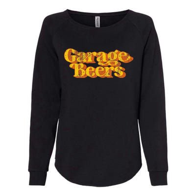 Vintage Garage Beers Beer Drinking Retro Funny Fathers Day Womens California Wash Sweatshirt