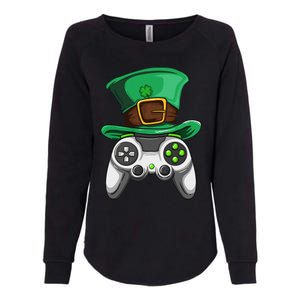 Video Gamer Controller Leprechaun Hat St. Patricks Day Boys Womens California Wash Sweatshirt