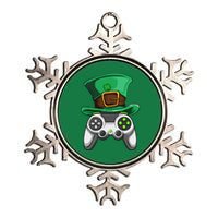 Video Gamer Controller Leprechaun Hat St. Patricks Day Boys Metallic Star Ornament