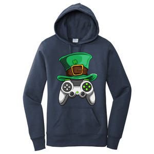 Video Gamer Controller Leprechaun Hat St. Patricks Day Boys Women's Pullover Hoodie