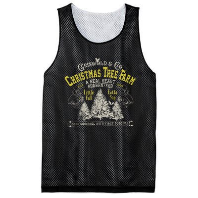 Vintage Griswold & Co Christmas Tree Farm A Real Beaut Guaranteed Mesh Reversible Basketball Jersey Tank