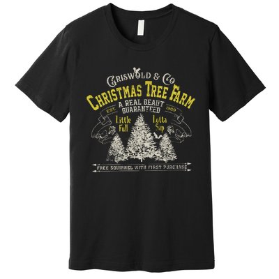 Vintage Griswold & Co Christmas Tree Farm A Real Beaut Guaranteed Premium T-Shirt