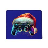 Video Game Controller Christmas Santa Hat 80s Gamer Gift Mousepad