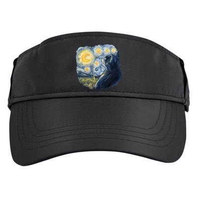 Van Gogh Cat Adult Drive Performance Visor