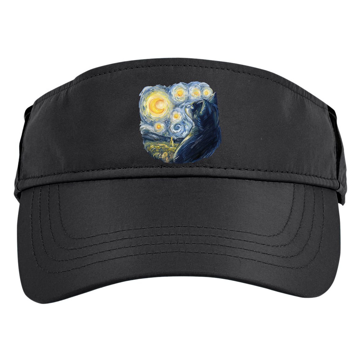 Van Gogh Cat Adult Drive Performance Visor
