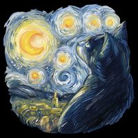Van Gogh Cat Mug