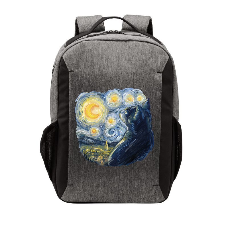 Van Gogh Cat Vector Backpack