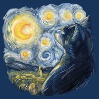 Van Gogh Cat Cool Comfort Performance Bucket Hat