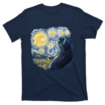 Van Gogh Cat T-Shirt