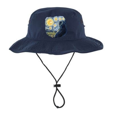 Van Gogh Cat Bucket Hat