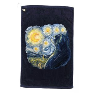 Van Gogh Cat Platinum Collection Golf Towel