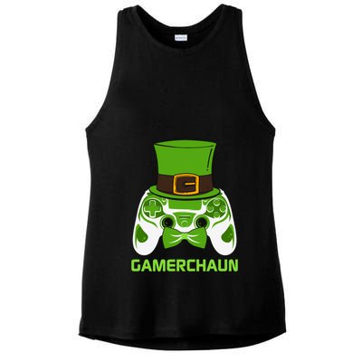 Video Game Controller Irish Gamer Boys St Patricks Day Men  Ladies PosiCharge Tri-Blend Wicking Tank
