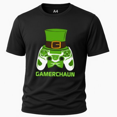 Video Game Controller Irish Gamer Boys St Patricks Day Men  Performance Shirt
