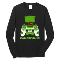 Video Game Controller Irish Gamer Boys St Patricks Day Men  Long Sleeve Shirt