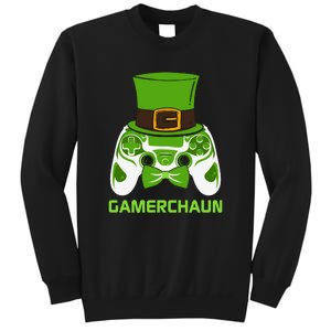 Video Game Controller Irish Gamer Boys St Patricks Day Men  Sweatshirt