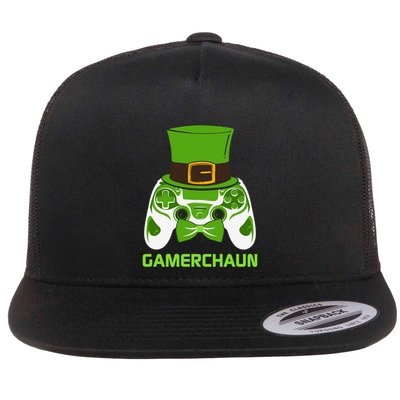 Video Game Controller Irish Gamer Boys St Patricks Day Men  Flatbill Hat