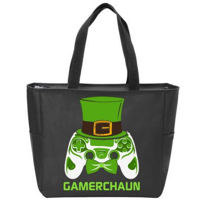 Video Game Controller Irish Gamer Boys St Patricks Day Men  Zip Tote Bag