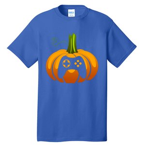 Video Game Controller Pumpkin Thanksgiving Gaming Lover Gift Tall T-Shirt