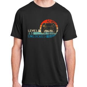 Video Game Controller Unlocked Level 13 Birthday Boy Adult ChromaSoft Performance T-Shirt