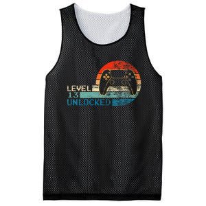 Video Game Controller Unlocked Level 13 Birthday Boy Mesh Reversible Basketball Jersey Tank