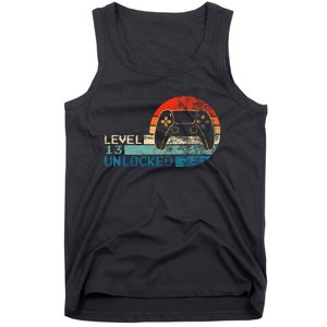 Video Game Controller Unlocked Level 13 Birthday Boy Tank Top