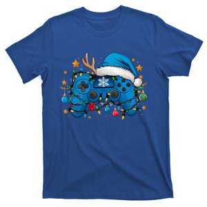 Video Game Controller Christmas Santa Hat Gamer Gift T-Shirt