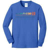 Video Game Controller Evolution 80s 90s Kids Long Sleeve Shirt