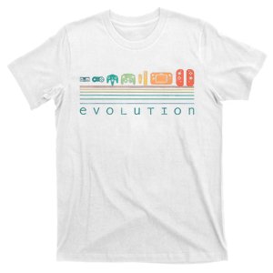 Video Game Controller Evolution 80s 90s Retro Gaming Gamer T-Shirt