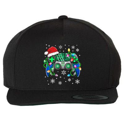 Video Game Controller Christmas Santa Hat Gamer  Wool Snapback Cap