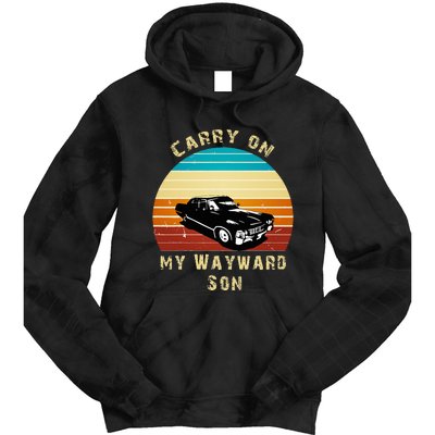 Vintage Gift Carry on my Wayward Son Tie Dye Hoodie