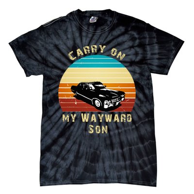 Vintage Gift Carry on my Wayward Son Tie-Dye T-Shirt