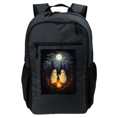 Vintage Ghost Camping Campfire Gothic Halloween Daily Commute Backpack